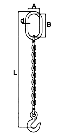 SINGLE LEG CHAIN SLING